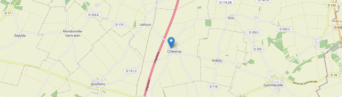 Châtenay - Carte