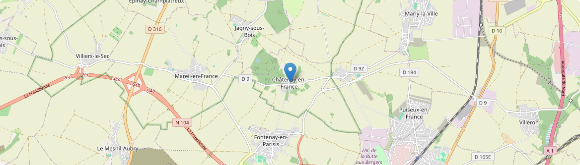 Châtenay-en-France - Carte