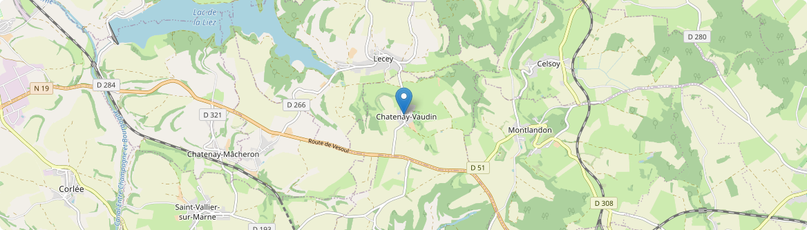Chatenay-Vaudin - Carte