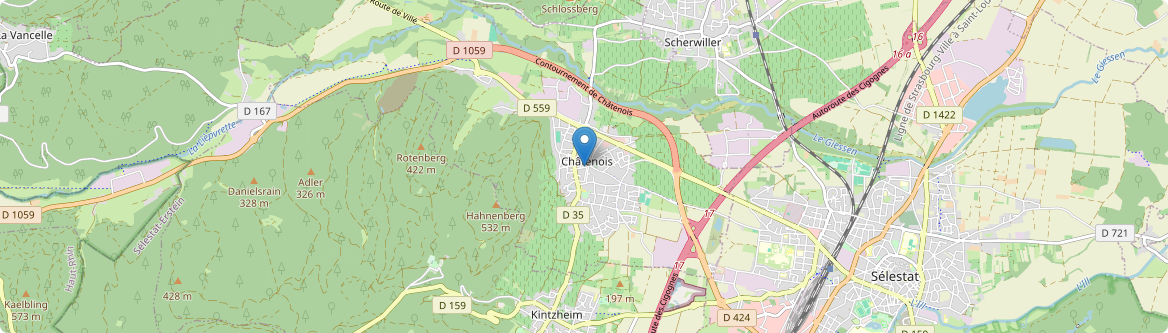 Châtenois - Carte