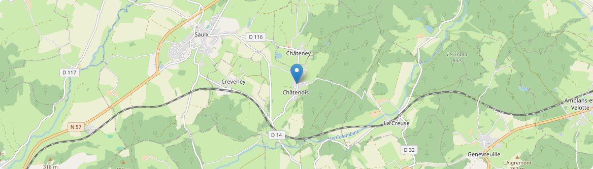 Châtenois - Carte