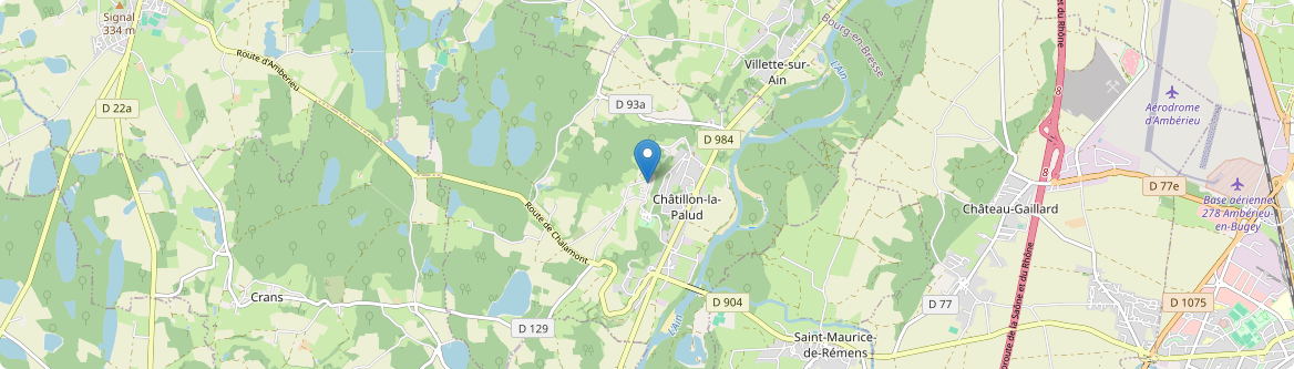 Châtillon-la-Palud - Carte