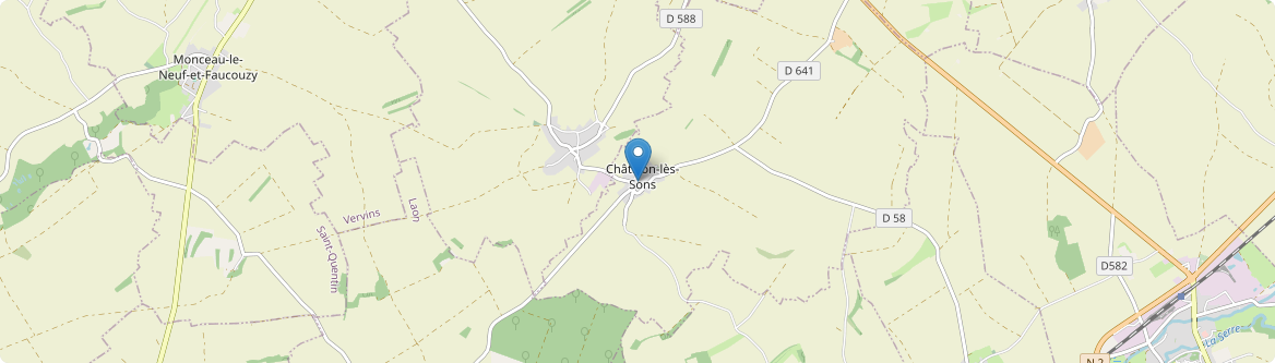 Châtillon-lès-Sons - Carte