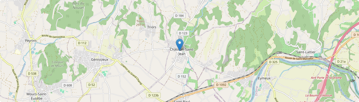 Châtillon-Saint-Jean - Carte
