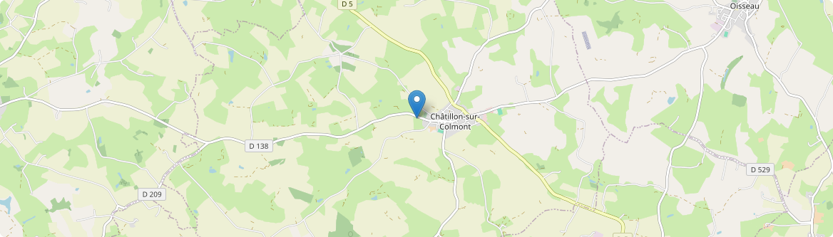 Châtillon-sur-Colmont - Carte