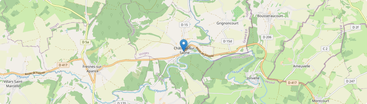 Châtillon-sur-Saône - Carte