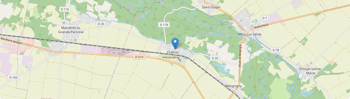 Châtres - Carte