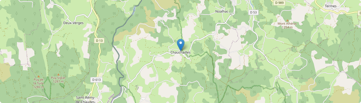Chauchailles - Carte