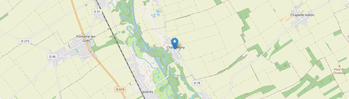 Chauchigny - Carte