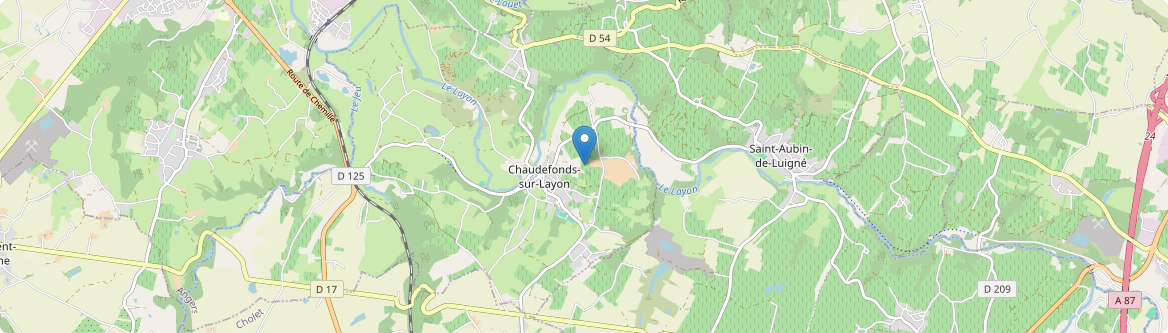 Chaudefonds-sur-Layon - Carte
