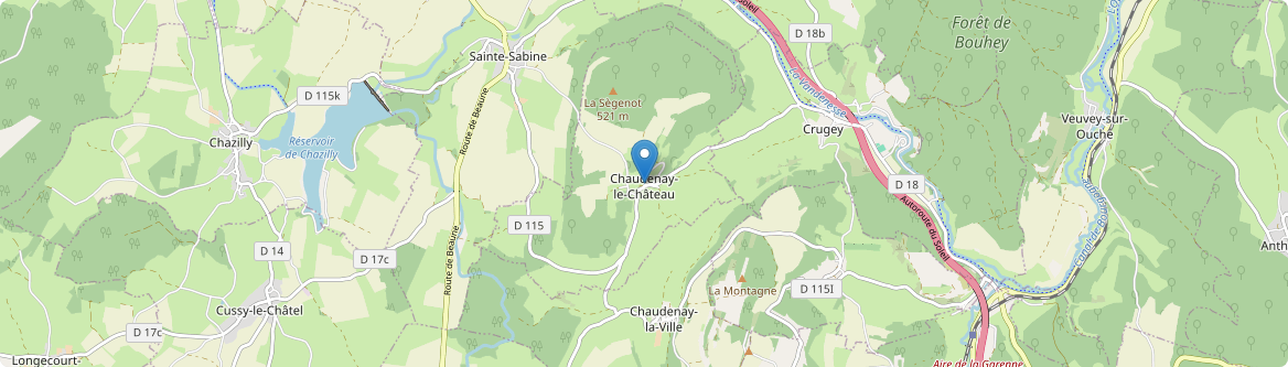 Chaudenay-le-Château - Carte