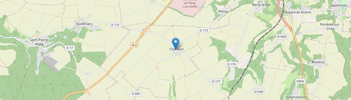 Chaudun - Carte