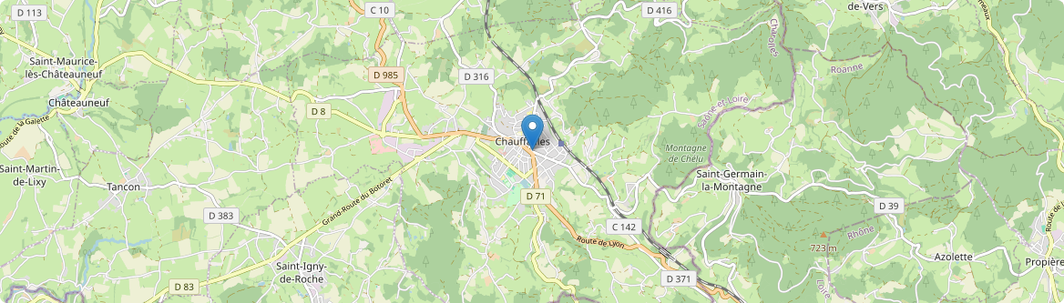 Chauffailles - Carte