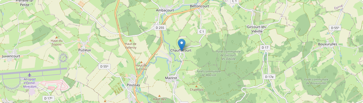 Chauffecourt - Carte