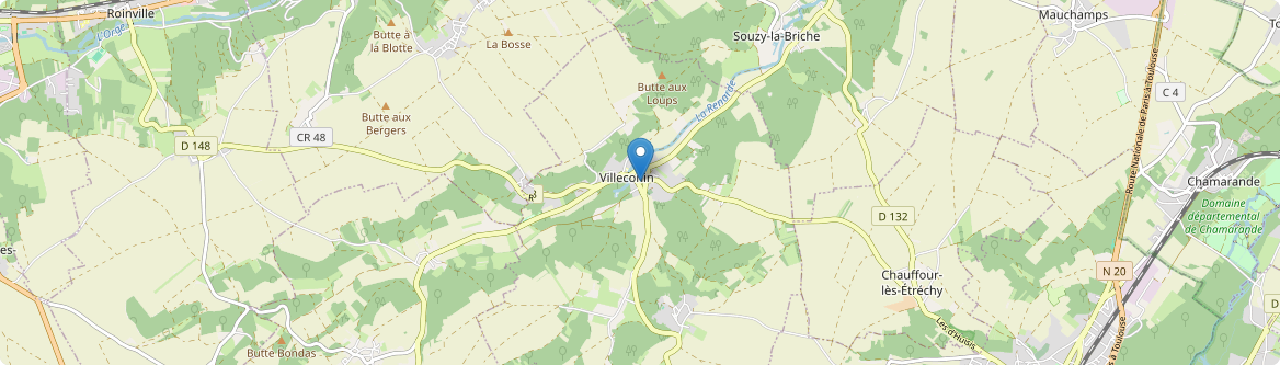 Chauffour-lès-Étréchy - Carte