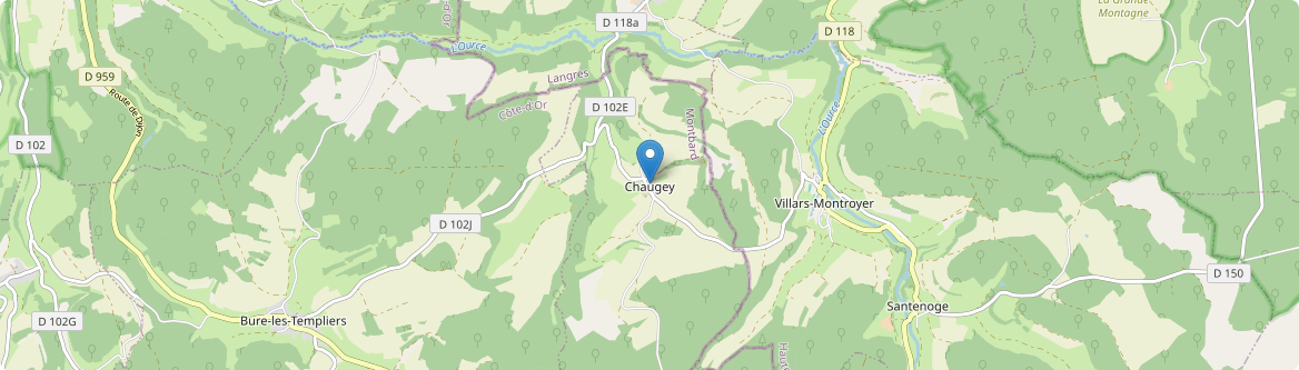 Chaugey - Carte