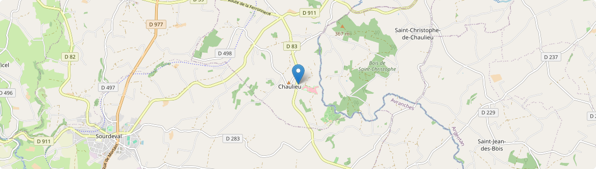 Chaulieu - Carte