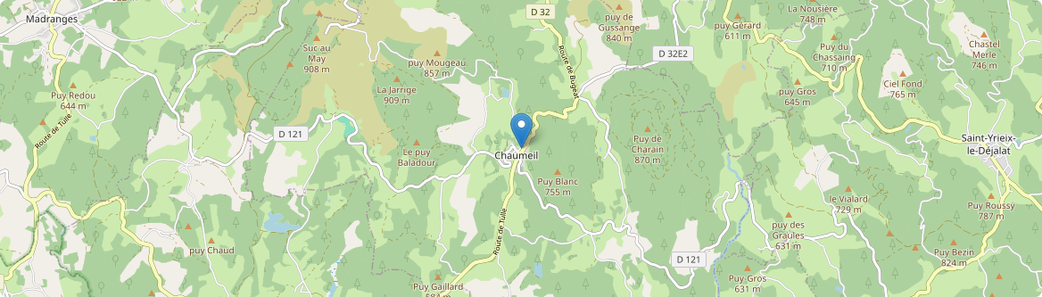 Chaumeil - Carte