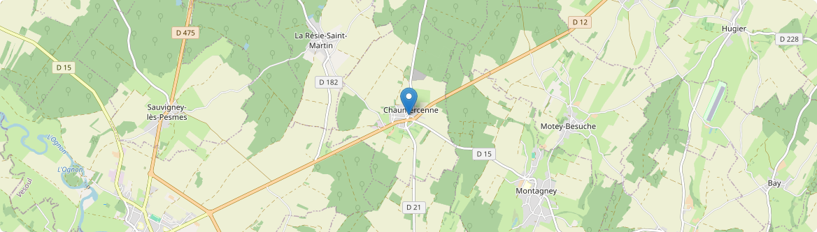 Chaumercenne - Carte
