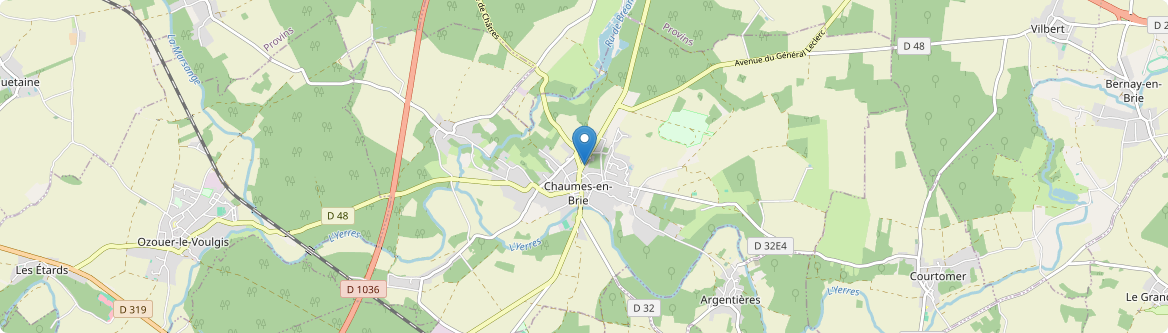 Chaumes-en-Brie - Carte