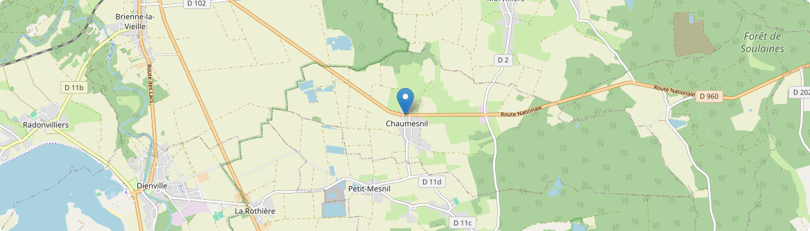 Chaumesnil - Carte