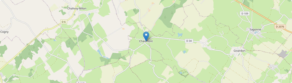 Chaumont - Carte