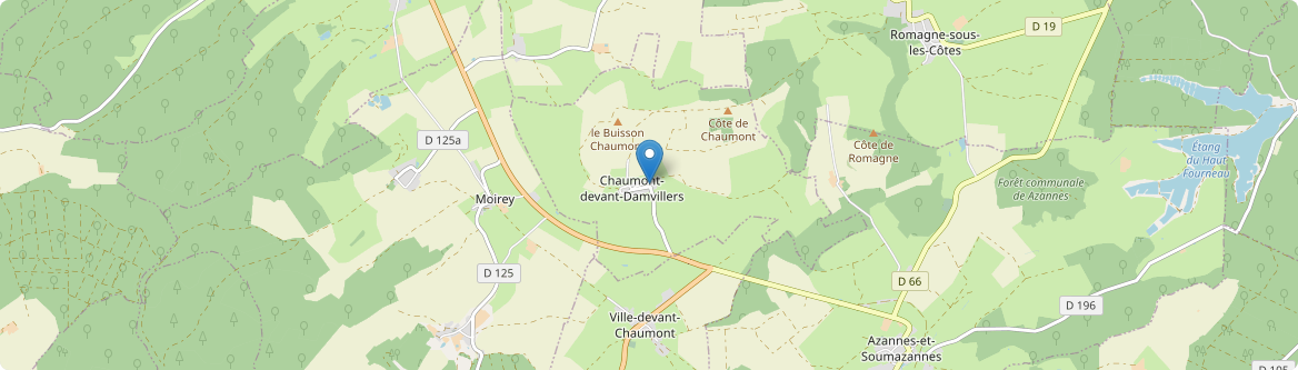 Chaumont-devant-Damvillers - Carte