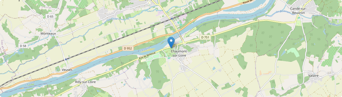 Chaumont-sur-Loire - Carte