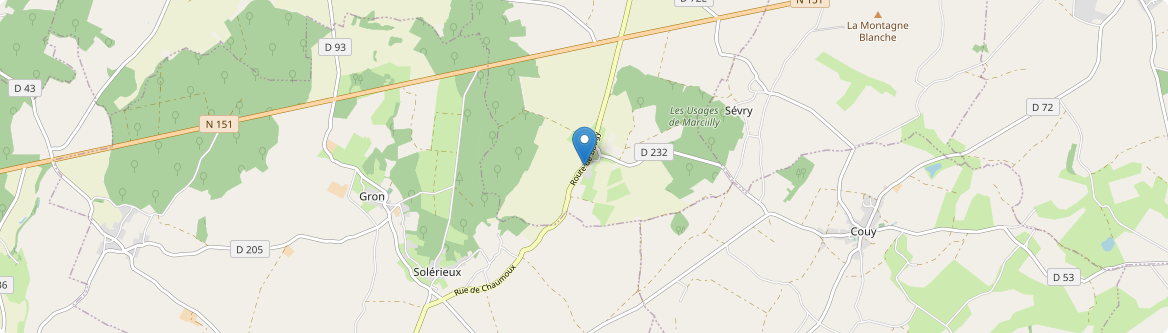 Chaumoux-Marcilly - Carte
