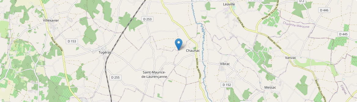 Chaunac - Carte