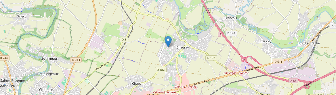 Chauray - Carte