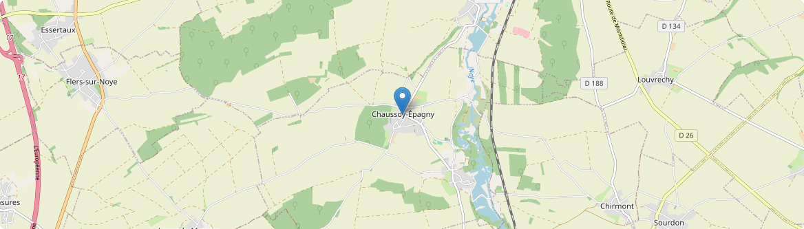 Chaussoy-Epagny - Carte