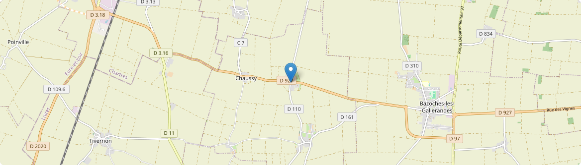 Chaussy - Carte