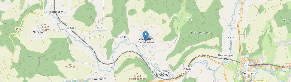 Chauvency-Saint-Hubert - Carte