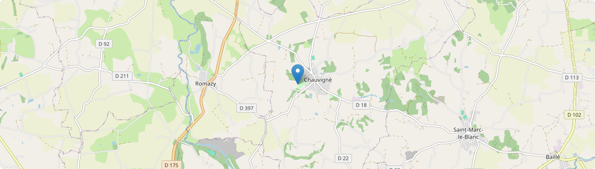Chauvigné - Carte