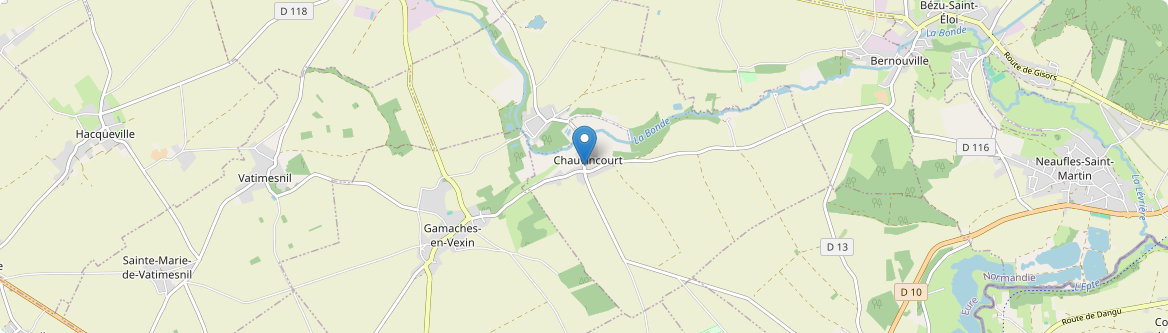 Chauvincourt-Provemont - Carte