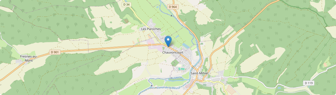 Chauvoncourt - Carte