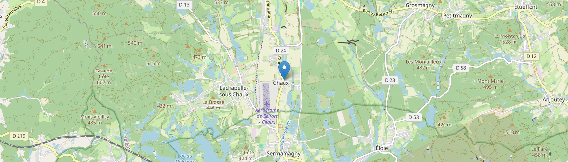Chaux - Carte