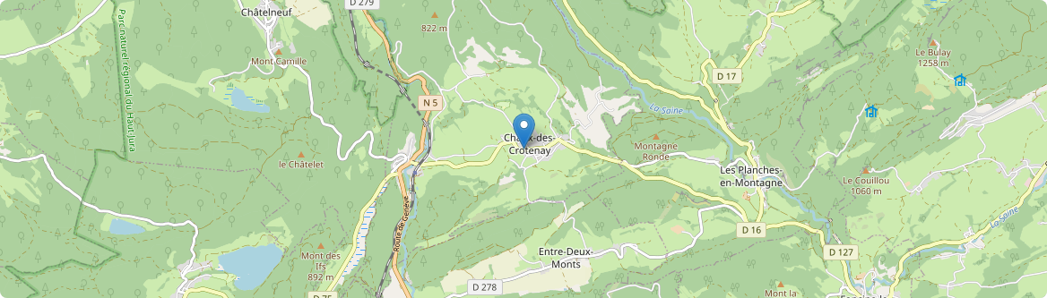 Chaux-des-Crotenay - Carte
