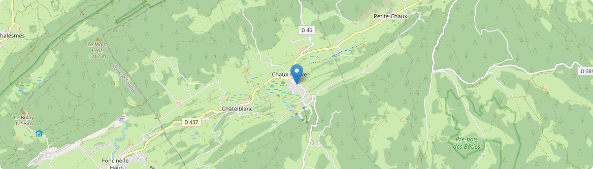 Chaux-Neuve - Carte