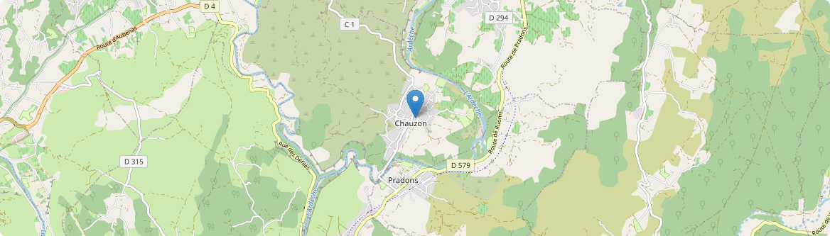 Chauzon - Carte
