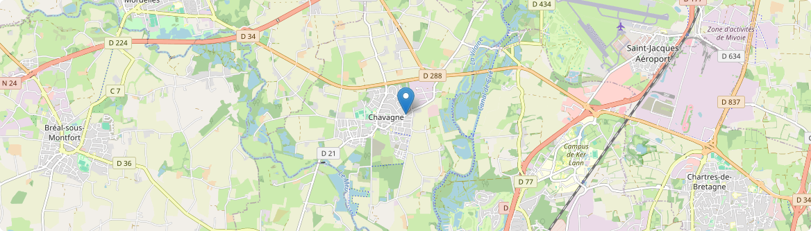 Chavagne - Carte