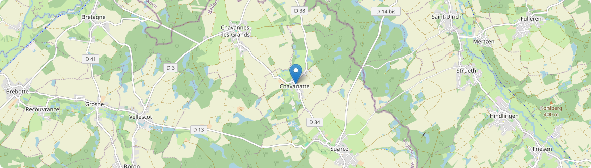 Chavanatte - Carte