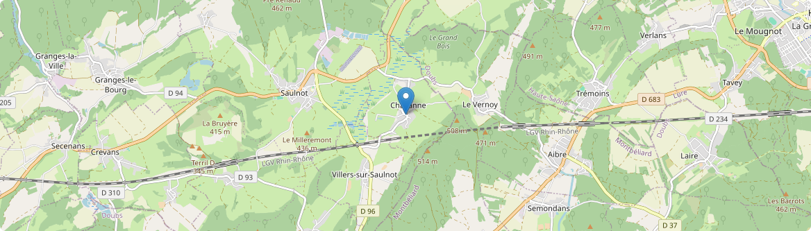 Chavanne - Carte