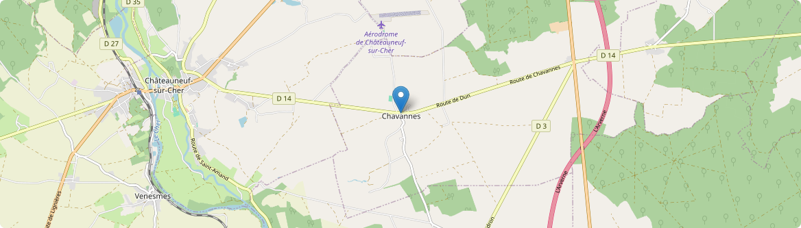 Chavannes - Carte