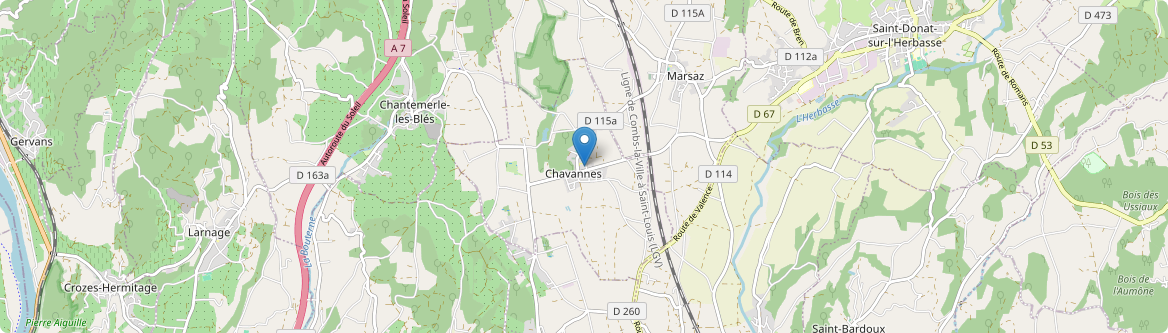 Chavannes - Carte