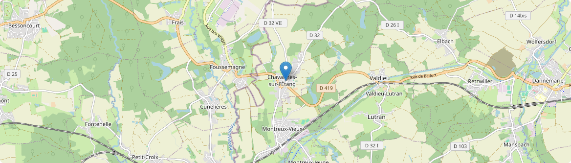 Chavannes-sur-l'Étang - Carte