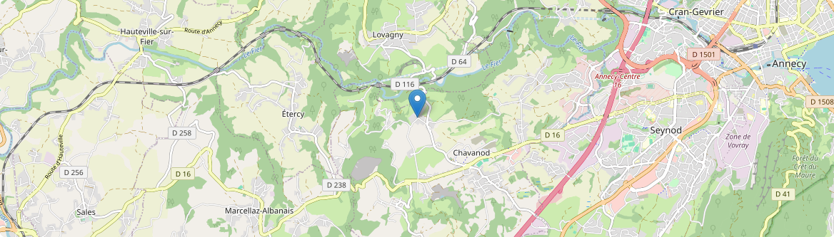 Chavanod - Carte