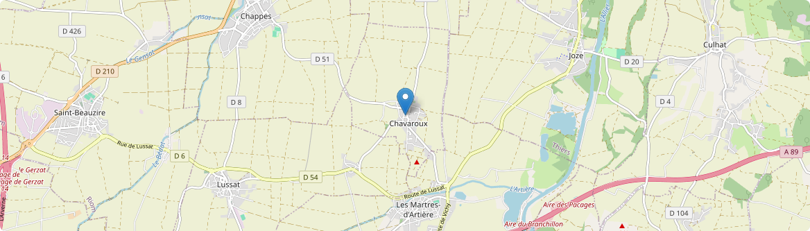 Chavaroux - Carte