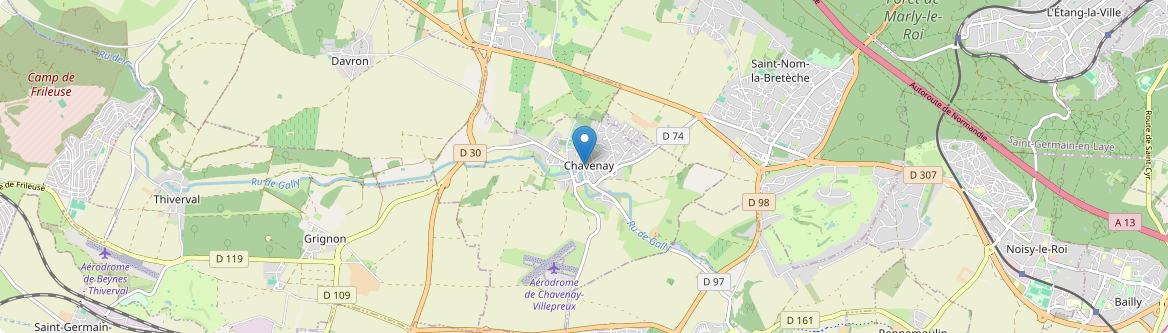 Chavenay - Carte